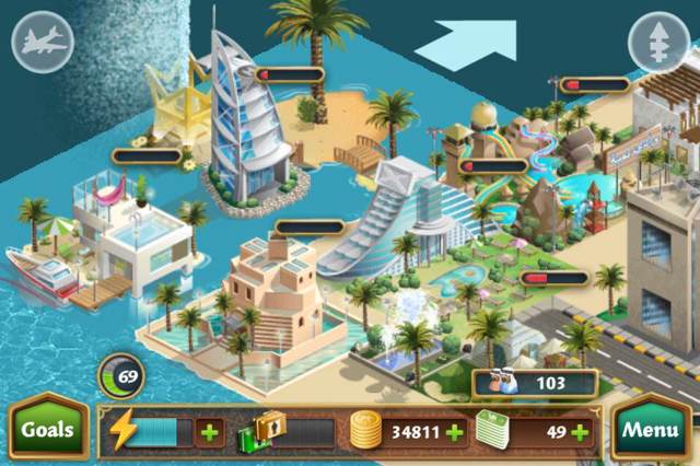 真实还原迪拜朱美拉原景，帆船酒店和浪花酒店