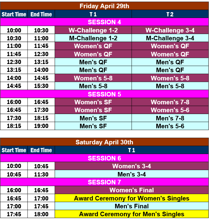 Asian Cup Schedule 2